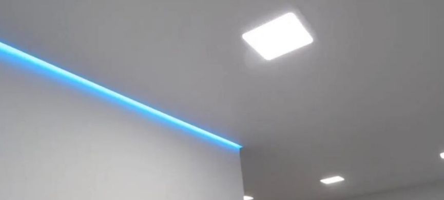 Профіль тіньового шва з LED для стелі, з розсіювачем 14х20х3000 (LPT14)