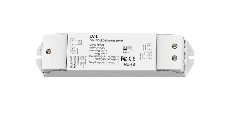 Контролер DEYA 12-48VDC, 15A*1CH, 0/1-10V (LV-L)