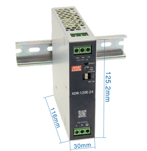 Блок живлення Mean Well на DIN-рейку 120W DC48V (XDR-120E-48)