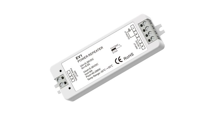 LED-повторювач DEYA 5-36VDC, 8A*1CH (EV1)