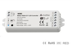 LED-контроллер Matter WiFi RGB+CCT LED DEYA 12-24VDC 5CH*3A (WM5)