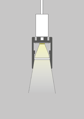 LED-профиль KLUS PDS-ZMG, 2 метра (KLUS_A01418A_2)