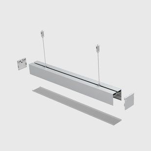 LED-профіль підвісний ALUMLED з розсіювачем 3м (LP50501C_3)