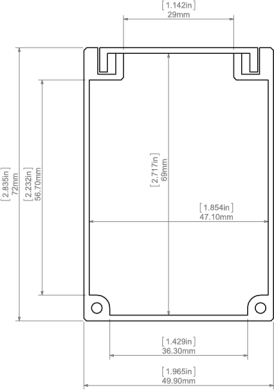 LED-профіль підвісний KLUS BOX чорний, 1 метр