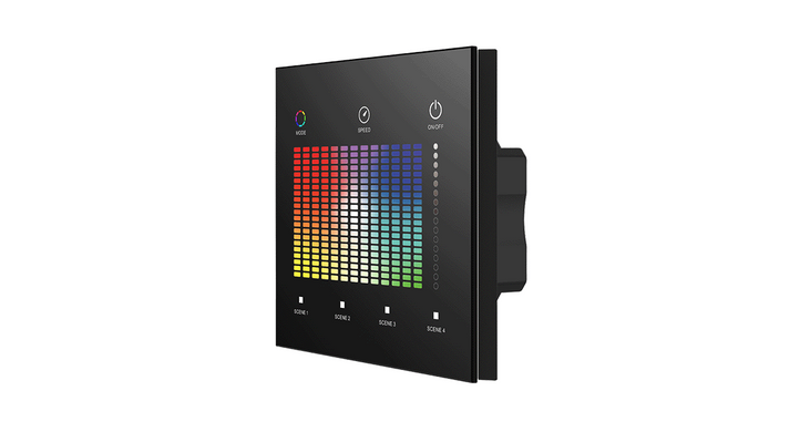 Настенная сенсорная панель DEYA RGB на 1 зону (TD3-S(black))