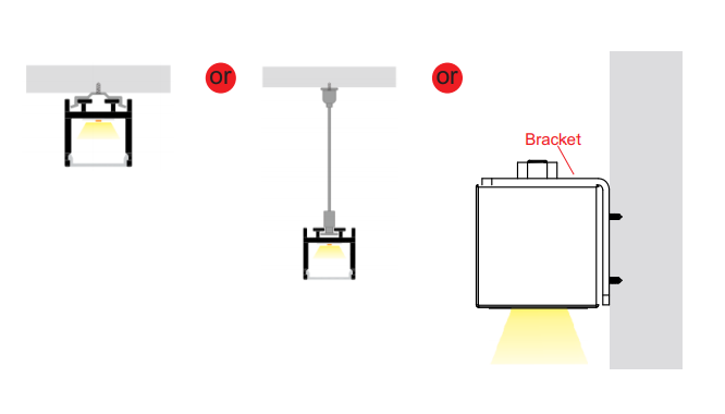 LED-профіль підвісний ALUMLED з розсіювачем, 3 метри (LP25251F_3)