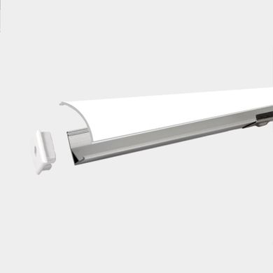 LED-профіль MLG кутовий LP1616 з розсіювачем, 2 метра