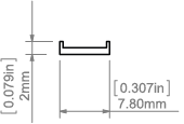 Рассеиватель KLUS PIKO молочный, 2 метра (KLUS_B17034M_2)
