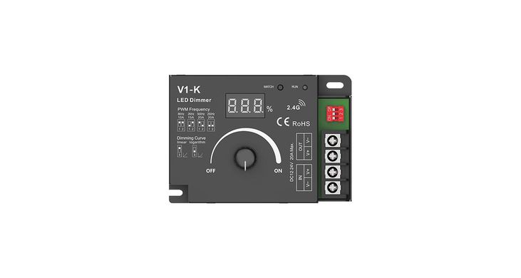 LED-контролер DEYA 12-24VDC, 20A*1CH, (V1-K)