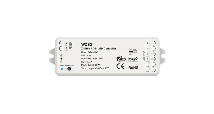 LED-контроллер DEYA DIM 12-24VDC, 4A*3CH (WZS3)