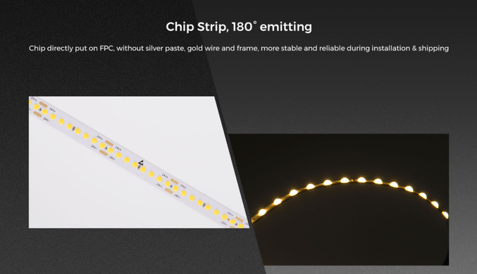 LED лента COLORS Chip-24V-IP20 8.8W 1040Lm 4000K 5м (FD128-24v-8mm-NW)