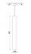 Светильник ALUMLED подвесной 10W 24&deg; CREE 750LM 4000К (ALMG-D300 10W 4K BK)