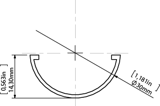 Рассеиватель  JAZ-DUO, 2 метра (KLUS_B17163M_2)