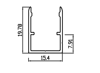 Алюминиевая клипса для NMT1312-Plus (AS-NMT1312A1-25)
