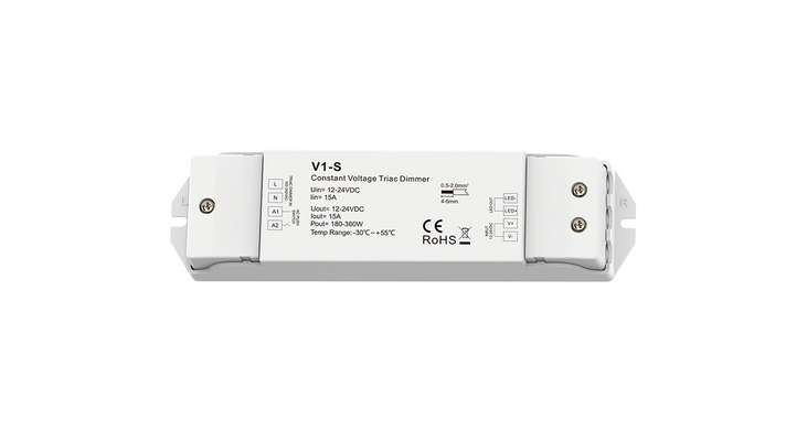 Triac димер DEYA 12-24VDC, 15A*1CH(V1-S)