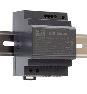 Блок живлення Mean Well на DIN-рейку 90W 12V IP20 (HDR-100-12N)