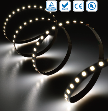 LED стрічка RISHANG 60-2835-12V-IP33 12W 920Lm 3000K 5м (RD0060TA-A-WW)