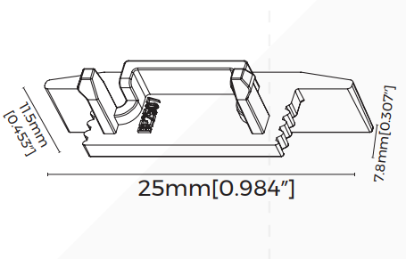 Комплект окончаний COLORS для профиля BE2507 (EC-BE2507FBH)