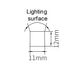 LED-профиль ALUMLED силиконовый IP65 (LN11124), 5м