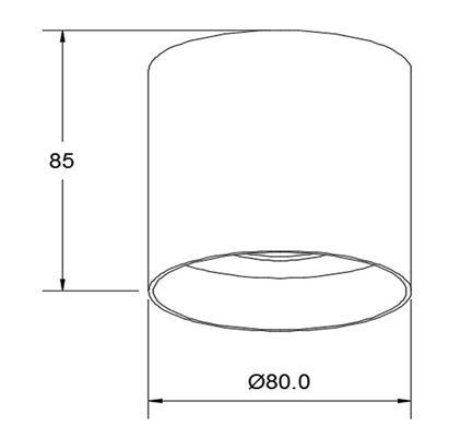 Светильник 12W 10&deg;/24&deg;/38&deg; Cree COB 3000К/4000К (AL-052)