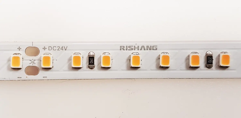 LED стрічка RISHANG 128-2835-24V-IP20 12W 1356Lm 2700K 5м (RD00C8TC-A-SW)