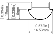 Рассеиватель KLUS S матовый, 2 метра (KLUS_B17202S_2)