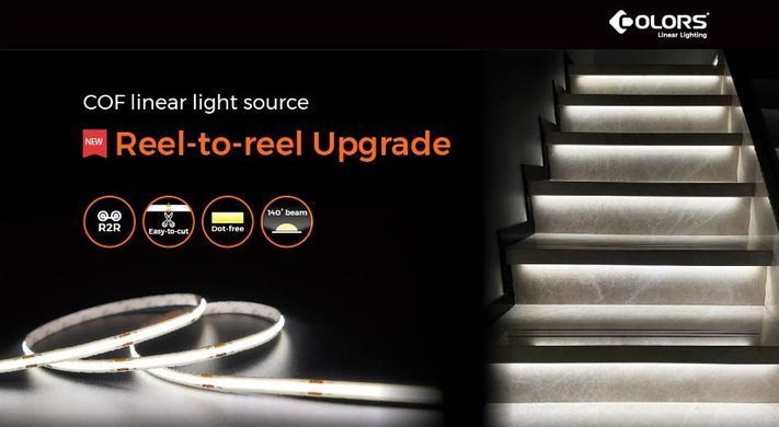 LED стрічка COLORS COB-24V-IP20 7.2W 800Lm 4000K 5м (DRF6-24V-8mm-V1-NW)
