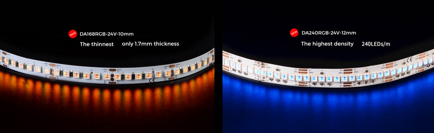 LED стрічка COLORS 168-3838-24V-IP33 15.7W RGB 5м (DA168RGB-24V-10mm)