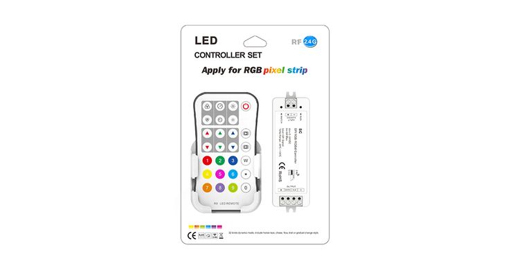 LED Пульт и SPI контроллер DEYA 5-24VDC (SC+R9)