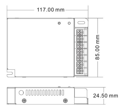 LED-контролер DEYA 12-24VDC, 8A*4CH (V4-X)