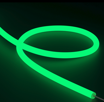Гнучкий неон COLORS 24V IP65 10W Green 5м (NNR25-G)