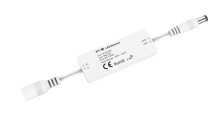 LED-контролер DEYA 12-24VDC, 5A*1CH (V1-M)
