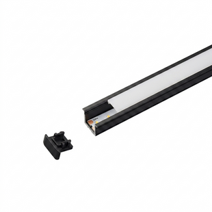LED-профіль врізний анодований COLORS 2,5 метра (LE1410_2,5(black))