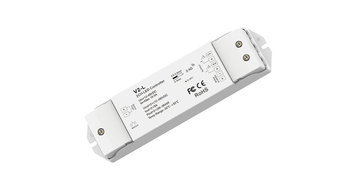 LED-контроллер DEYA 12-48VDC,  8A*2CH, PUSH-DIM (V2-L)