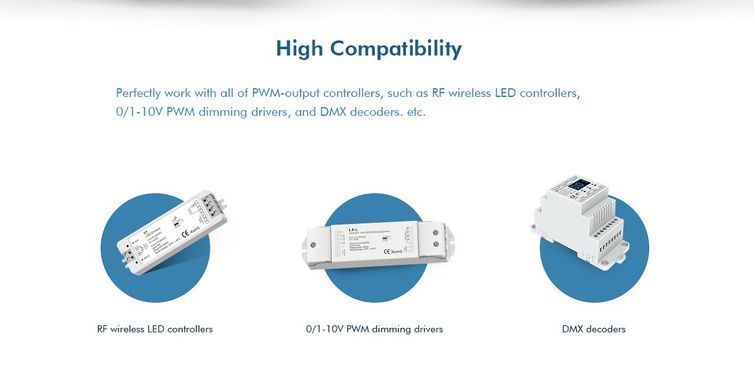 LED-повторювач DEYA на DIN-рейку 12-24VDC, 5A*4CH (EV4-D(black))