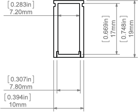 LED-профиль KLUS LINO, 2 метра