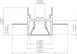 LED-профіль KLUS для натяжних стель FOLED, 3 метр (KLUS_A08332V1N_3)