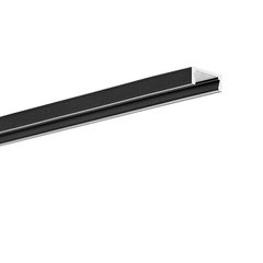 LED-профіль KLUS MICRO-ALU black, 1 метр