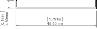 Рассеиватель KLUS LIGER-50 черный, 3 метра
