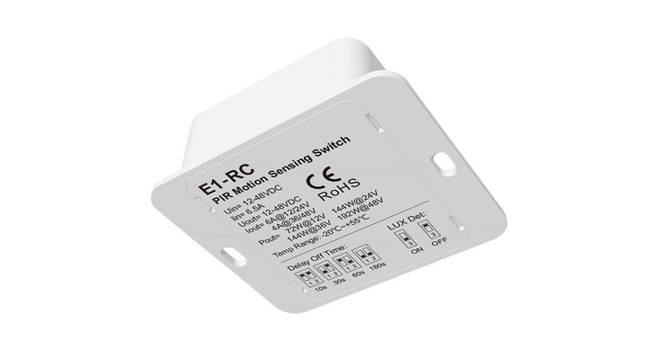 Контролер DEYA 12-48VDC, 6A з датчиком руху PIR (E1-RC)