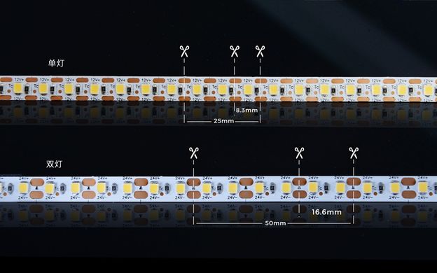 LED лента COLORS 120-2835-12V-IP33 8.4W 770Lm 3000K 5м (D8120-12V-5mm-WW)