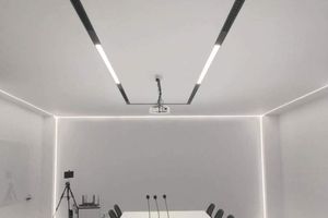 Решения для общего освещения встраиваемых потолков из гипсокартона для дома и интерьера
