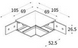 Соединение ALUMLED угловое 90&deg; для ALMG-TRN (ALMG-ZM TRN 90 V WH)